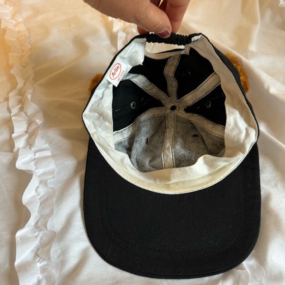 Vintage Arlin handmade Baseball Cap Cute with Fox Ears Unisex  Camping Cap - Picture 10 of 11